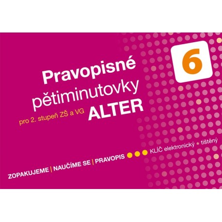 92132 Alter - Pravopisné pětiminutovky 6